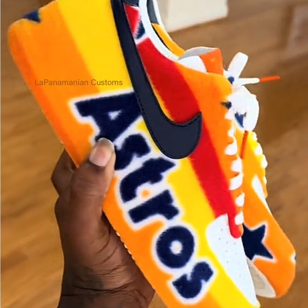 Nike Orange and Yellow Astros customs